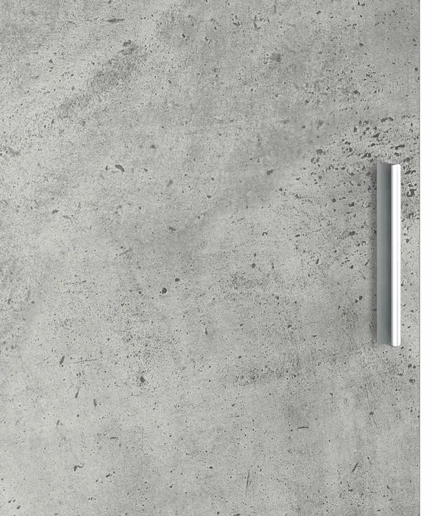 buffet Cinza concreto MDF com laminado de efeito concreto Padrão