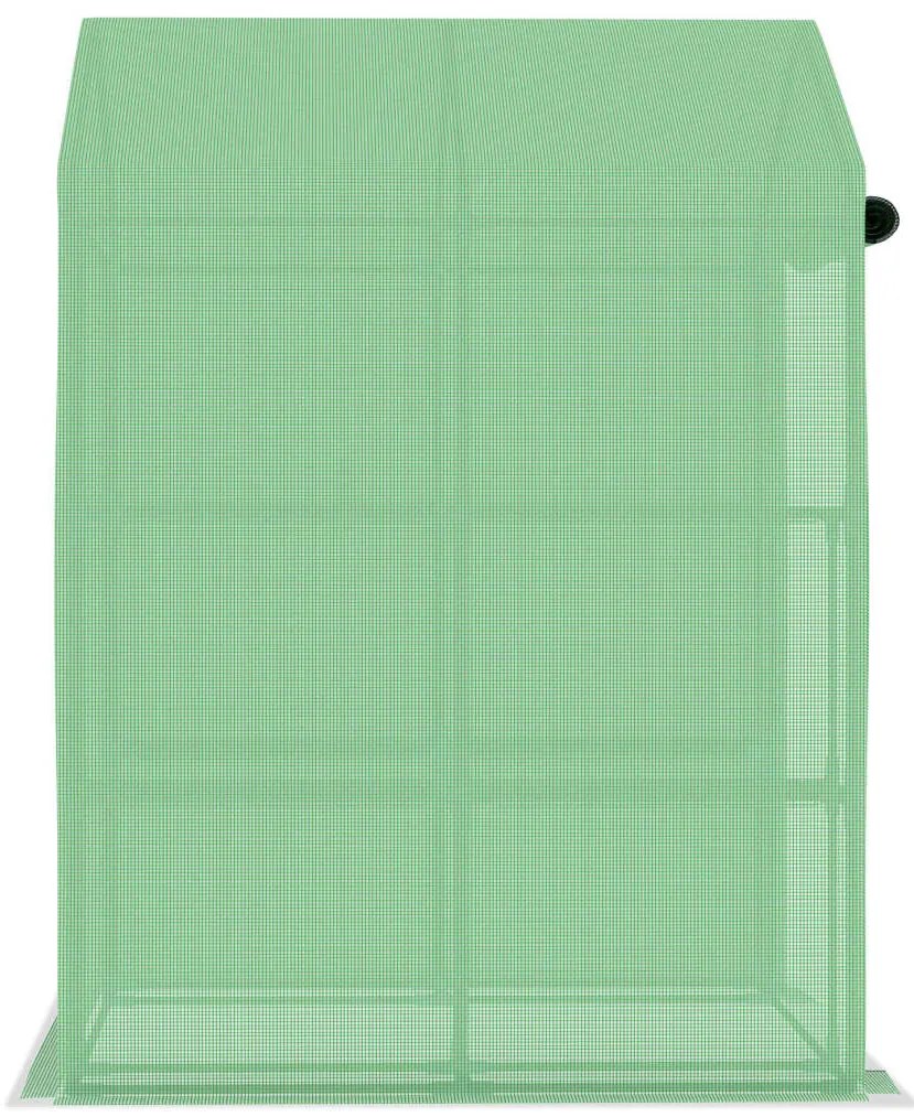 Estufa com prateleiras 143x143x195 cm aço