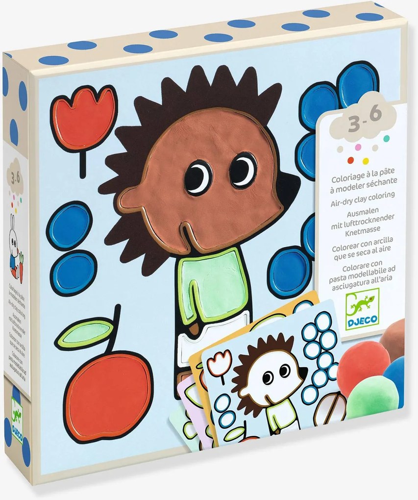 Quadro de massa de modelar DJECO Coquin du jardin azul claro