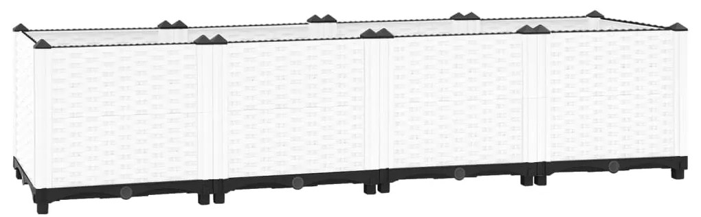 Canteiro elevado 160x40x38 cm polipropileno