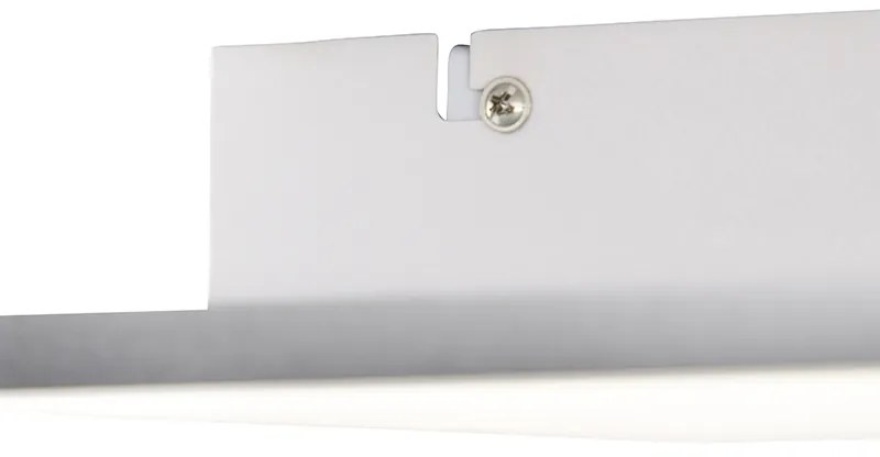Candeeiro de teto em aço 40 cm com LED e comando remoto - Liv Moderno
