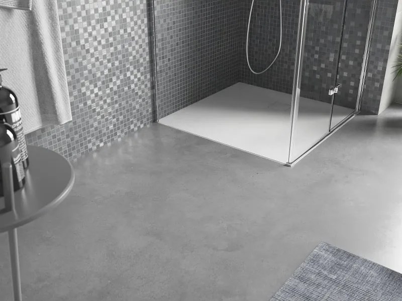 Mexen Bert base de duche quadrada SMC 80 x 80 cm, branco - 4K108080
