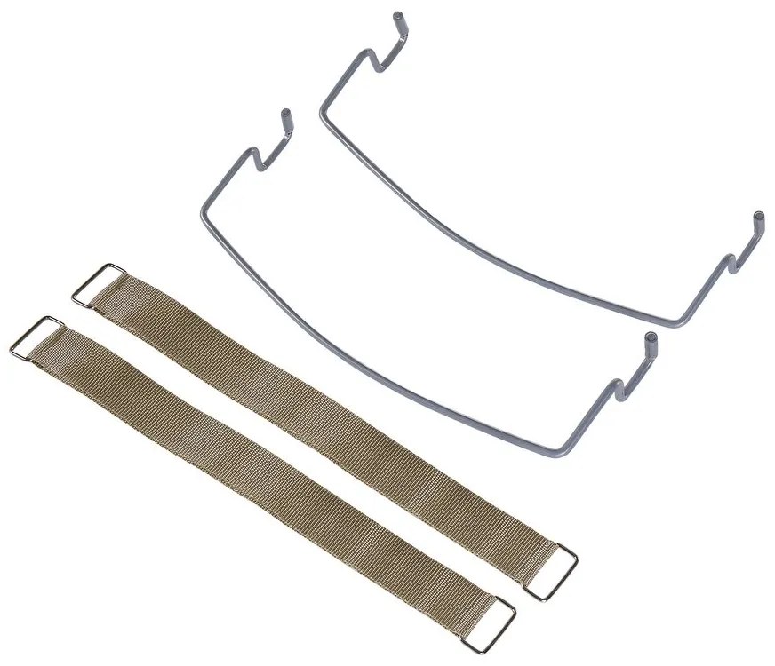 Conjunto de 2 estrados de ripas ajustável manualmente 90 x 200 cm MOON Beliani