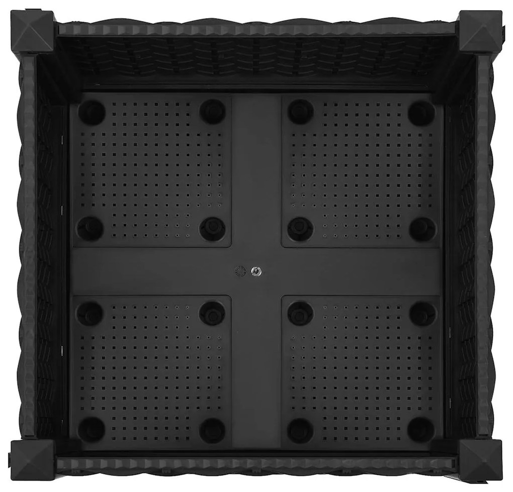 Canteiro elevado 40x40x23 cm polipropileno