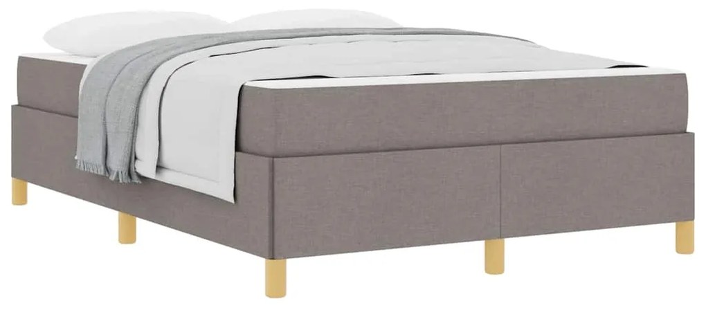 Cama Box Outros Taupe e Bege e Branco 140 x 200 cm Espuma