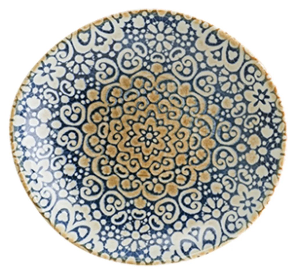 Prato Fundo Porcelana Alhambra Multicor 26X5cm