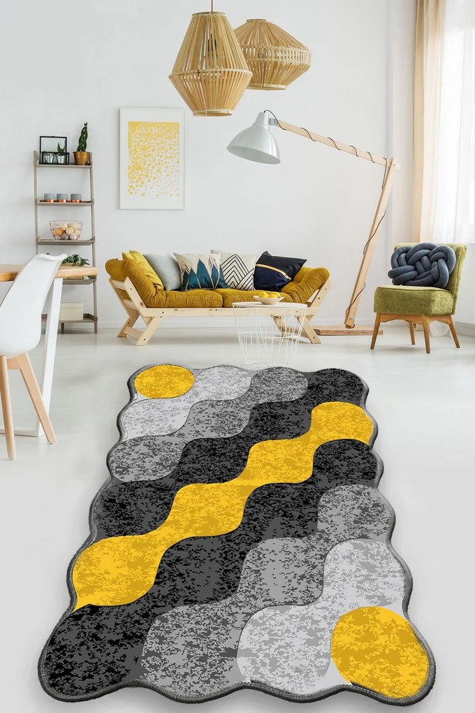 Tapete Circle Djt – Multicolor – 80x120 cm | Tribo Home