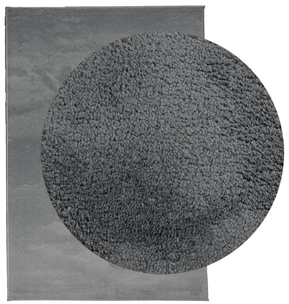 Tapete de pelo curto OVIEDO 160x230 cm antracite