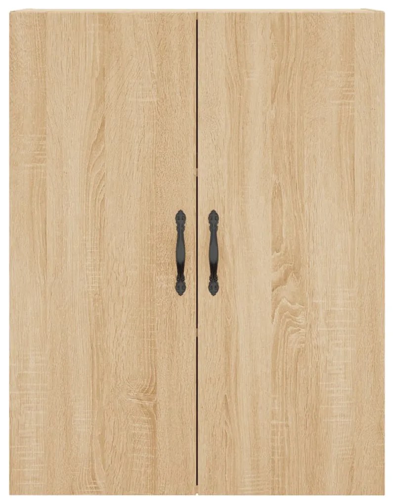 Armário alto 69,5x34x180 cm derivados de madeira cor sonoma