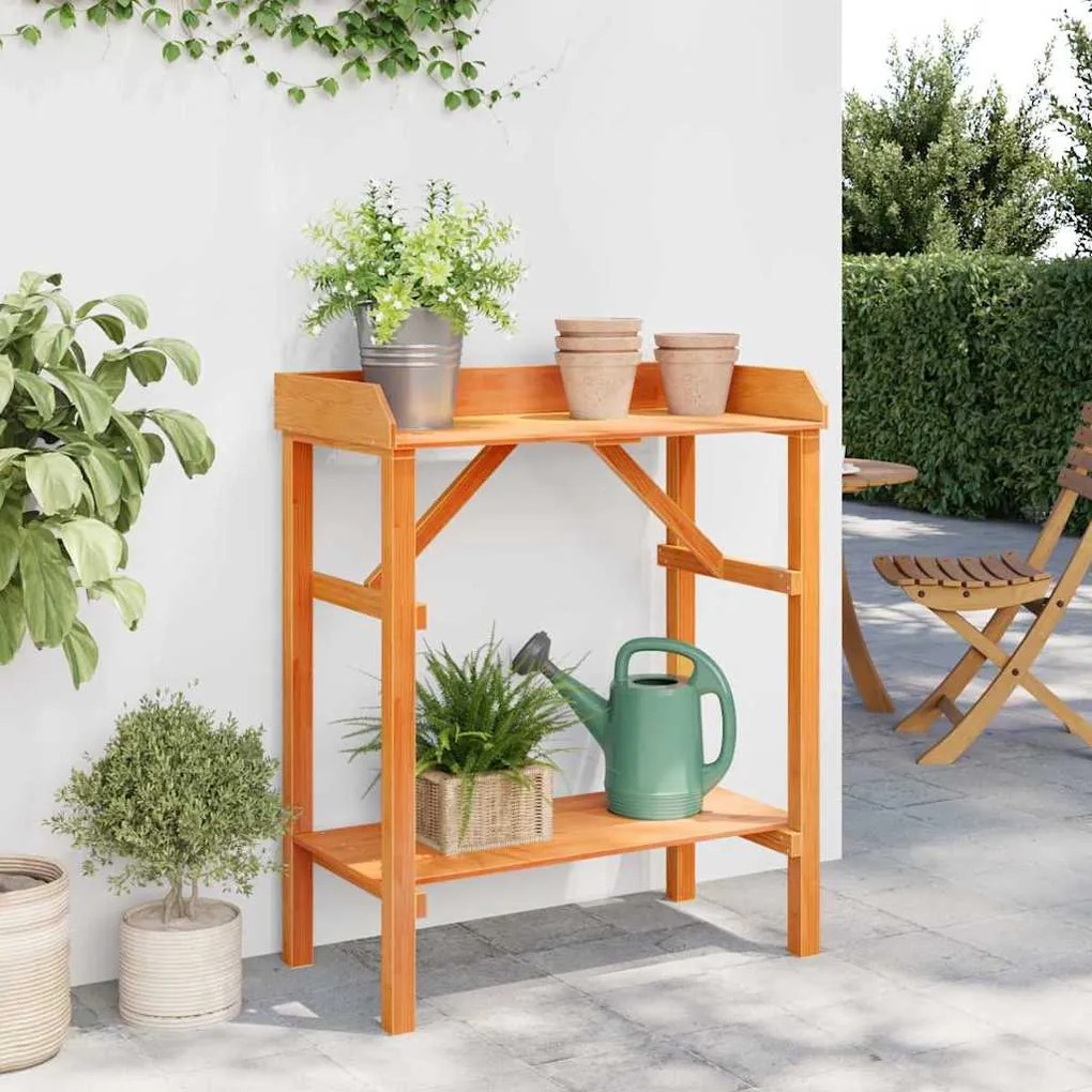 Mesa de Jardinagem em Acácia - 75x40x90 cm em Madeira Sólida