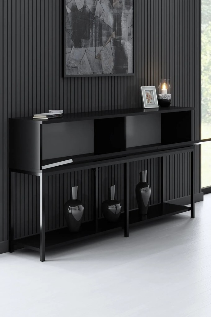 Console Lord – Preto – 150 cm x 80 cm x 30 cm