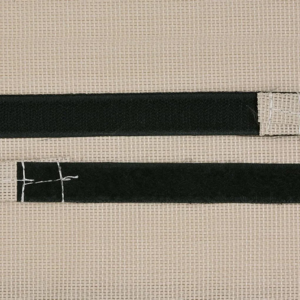 Encosto cabeça cadeira de pátio 40x7,5x15 cm textilene creme
