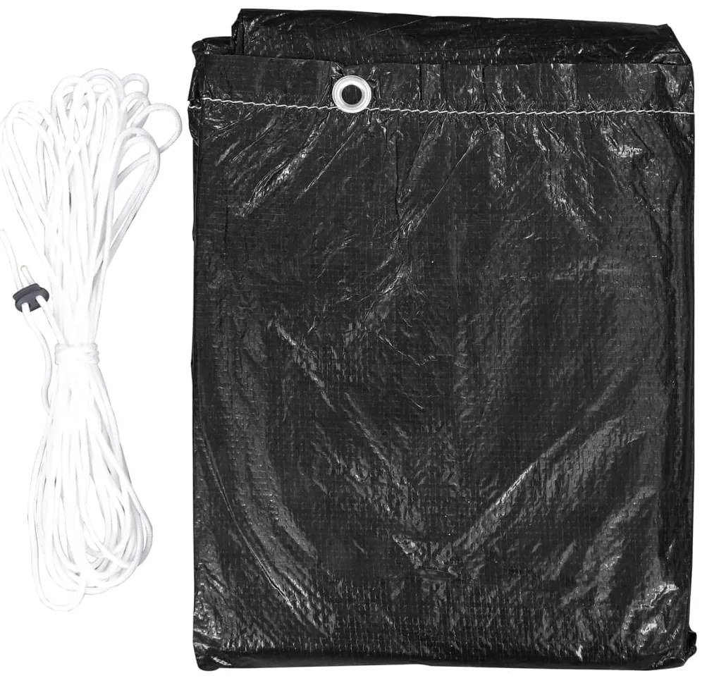 Capas de jardim para barbecue a gás 2 pcs 6 ilhós 170x90x60 cm