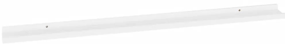Prateleiras de parede 4 pcs 115x9x3 cm branco