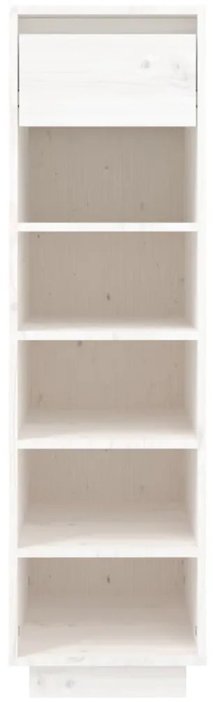 Sapateira 30x34x105 cm pinho maciço branco
