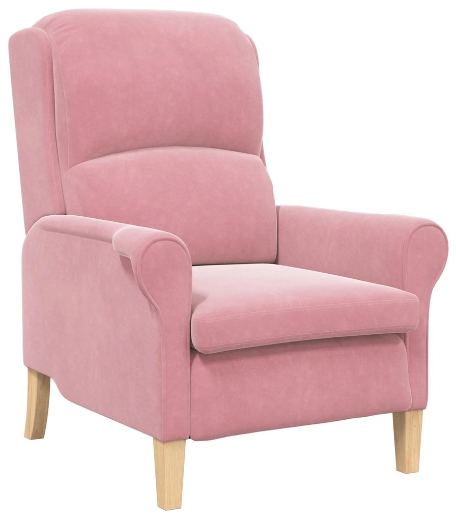 Poltrona Rosa Empoeirada Rosa Empoeirada