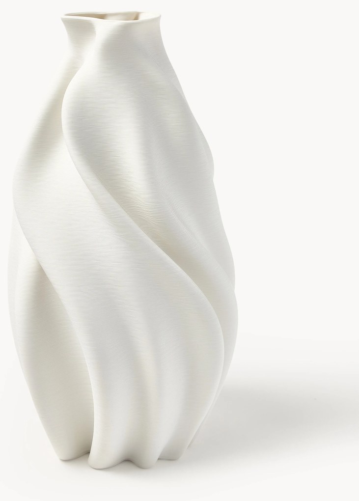 Jarra grande de porcelana impressa em 3D Melody, Alt 40 cm