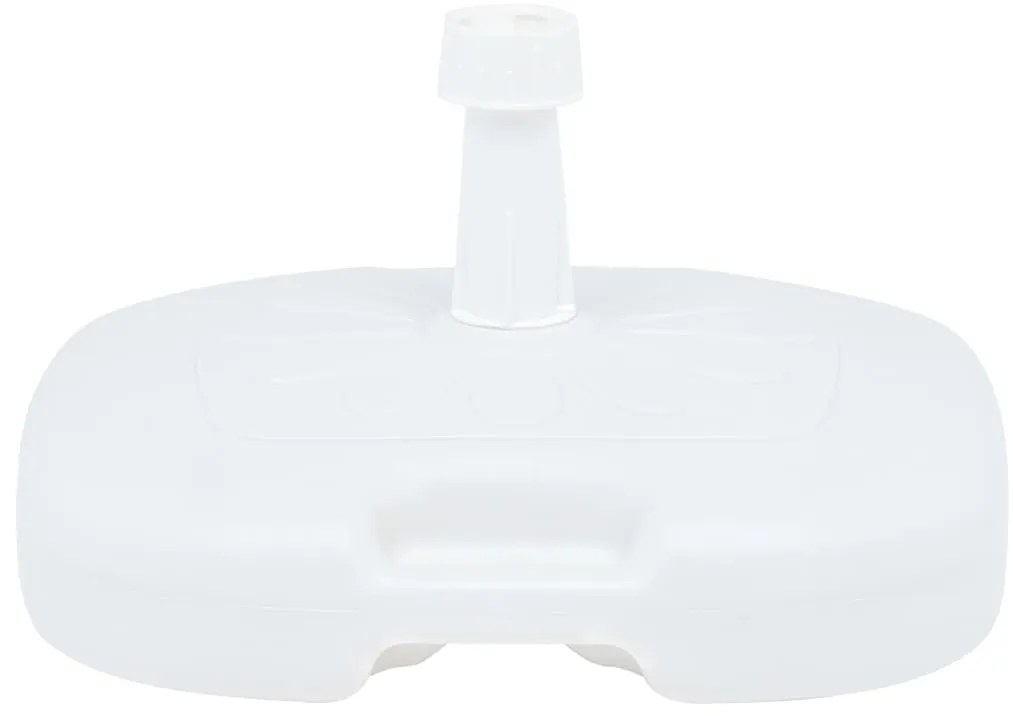 Base de guarda-sol enchimento c/ areia/água 16L plástico branco