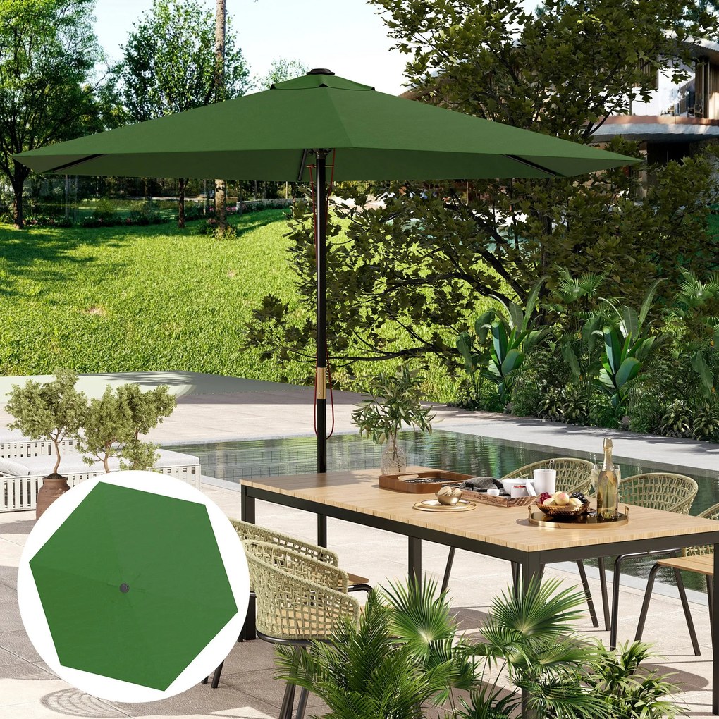 Toldo de Substituição para Chapéu de Sol de 3m Toldo para Chapéu de So
