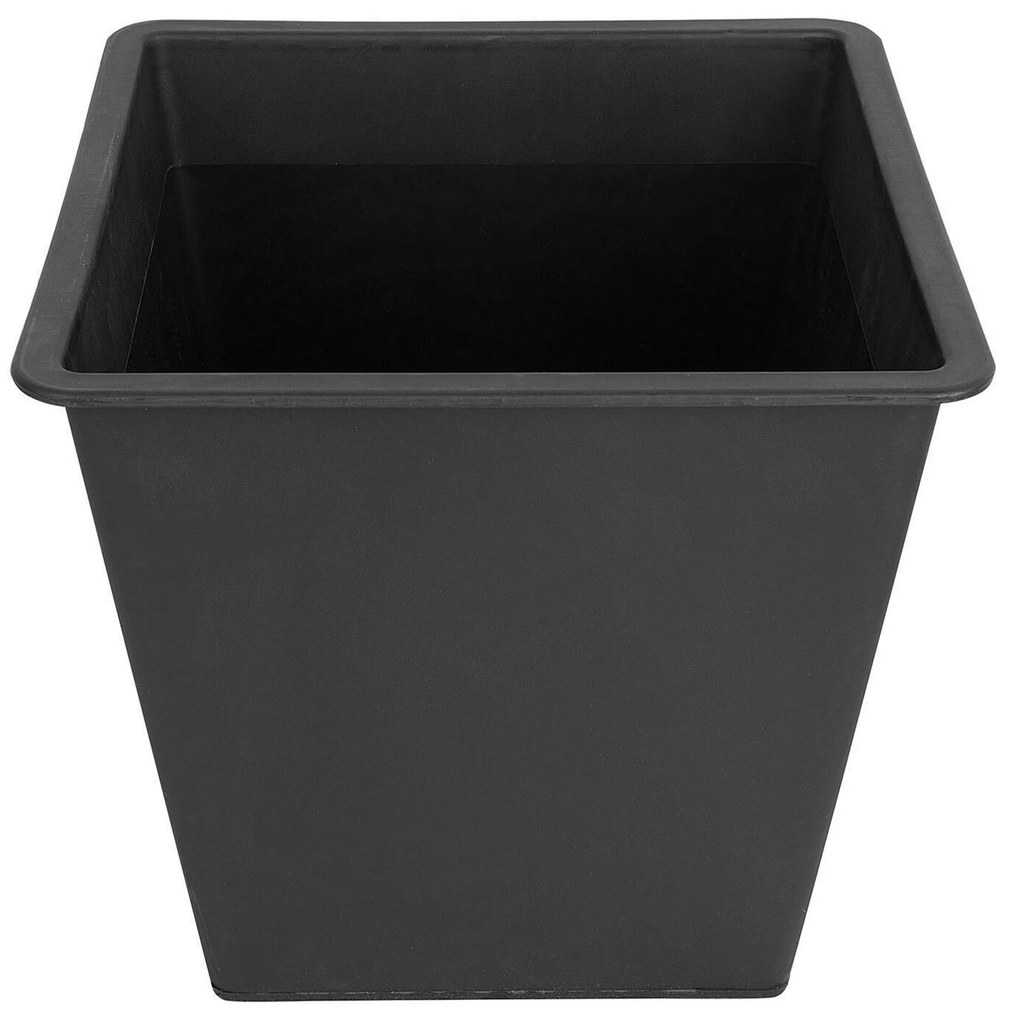 Conjunto de 3 vasos internos pretos 42 x 42 x 38 cm BALZO Beliani