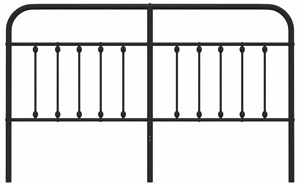 Cabeceira de cama 180 cm metal preto