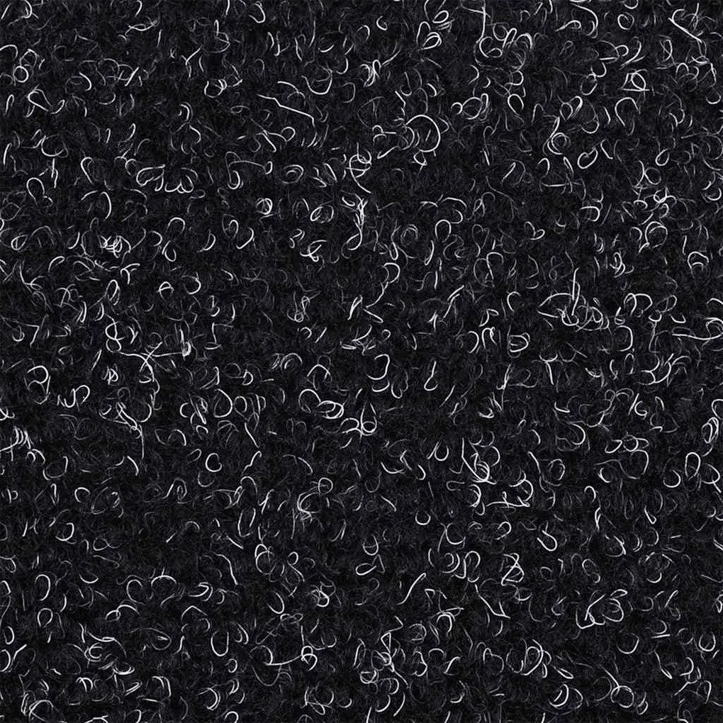 Tapetes de escada autoadesivos 20 pcs 65x21x4 cm preto