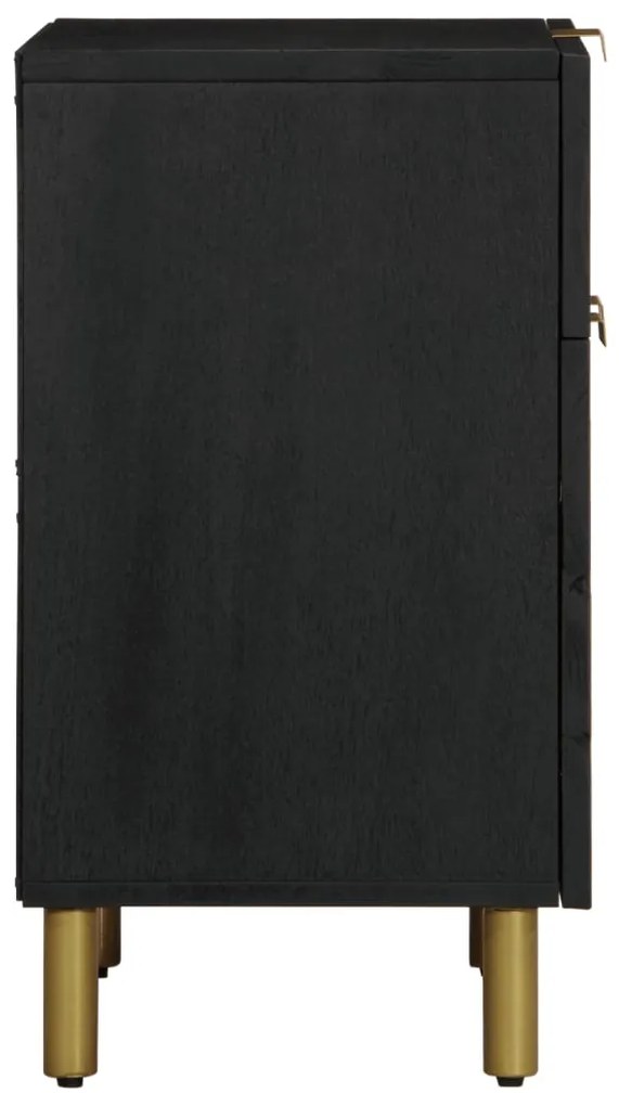 Mesa de cabeceira 50x33x60 cm derivados de madeira preto