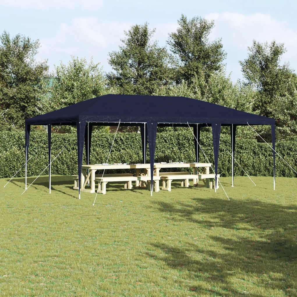 vidaXL Tenda de Festa Azul 6x4 m PE