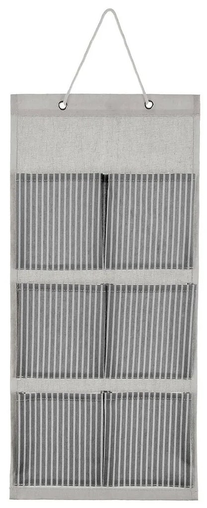 Organizador Multiusos Versa Cinzento De parede 56 x 26 cm