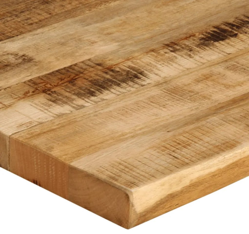 Tampo de mesa c/ borda viva 40x40x2,5cm mangueira áspera maciça