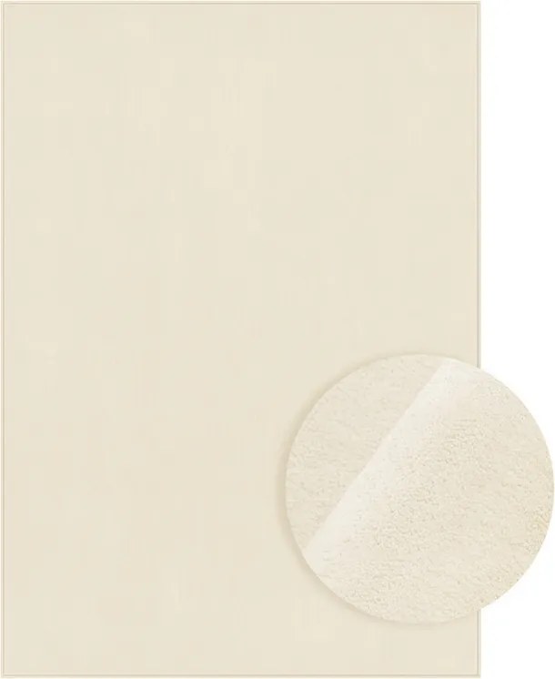 Tapete para sala de estar antiderrapante 120 x 170 cm bege cappuccino