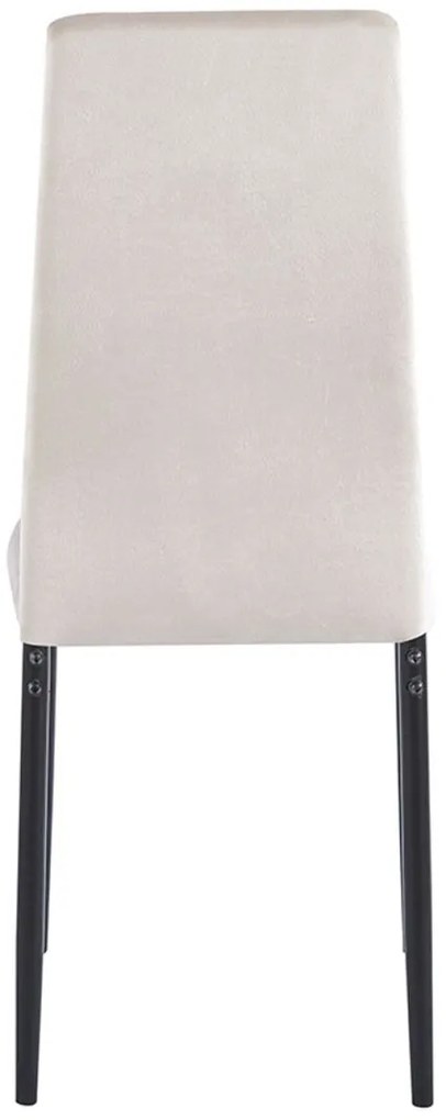 Pack 4 Cadeiras Lan Veludo - Beige