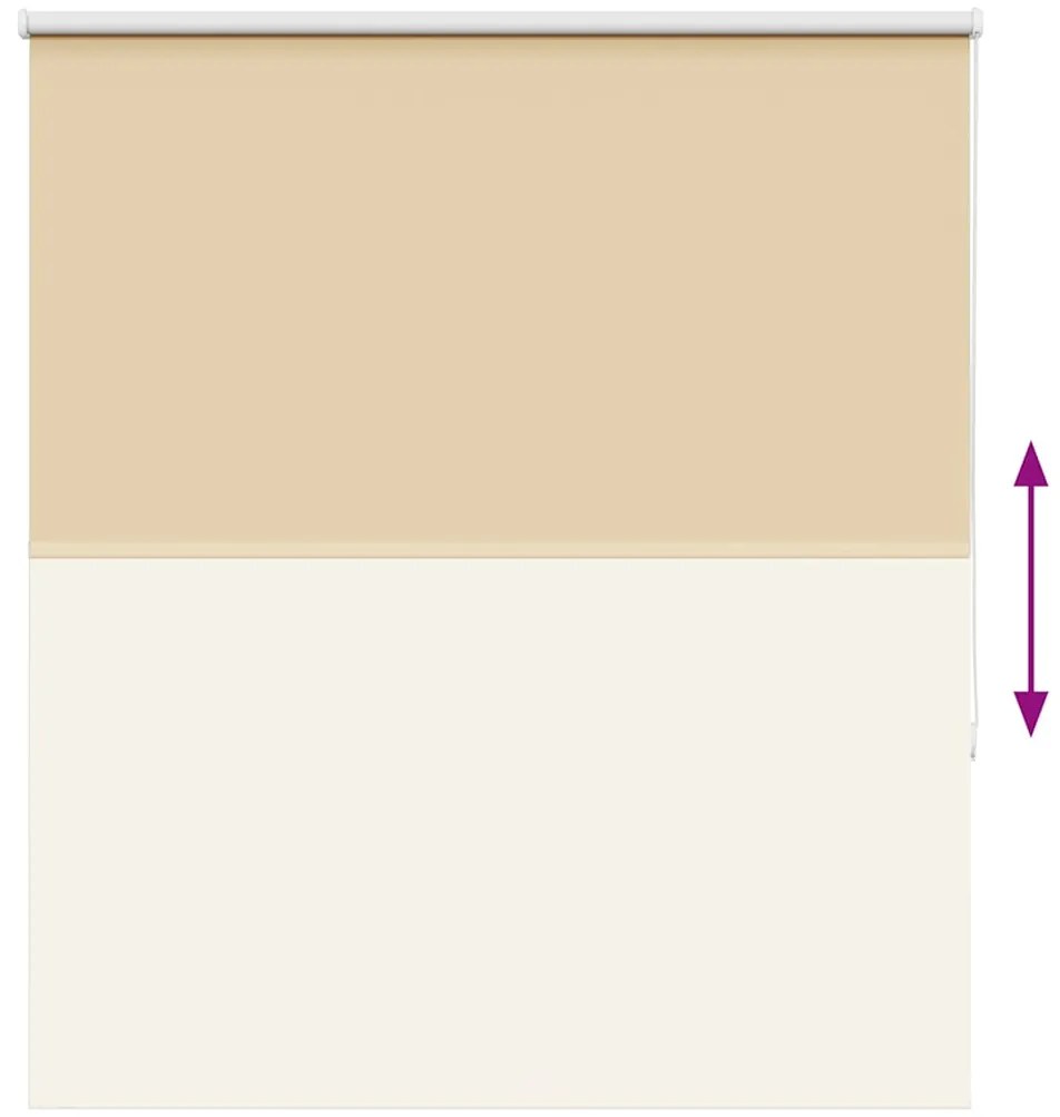 Persiana de enrolar 120x150 cm largura tecido 116,6cm poliéster