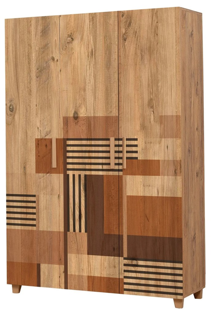 Roupeiro Leva Hedera – Atlantic Pine – 120x189x48 cm
