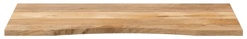 Tampo de mesa com curva 110x50x2,5 cm mangueira áspera maciça