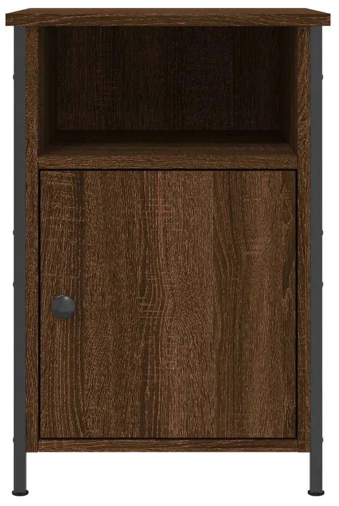 Mesas cabeceira 2pcs 40x42x60cm deriv.madeira carvalho castanho