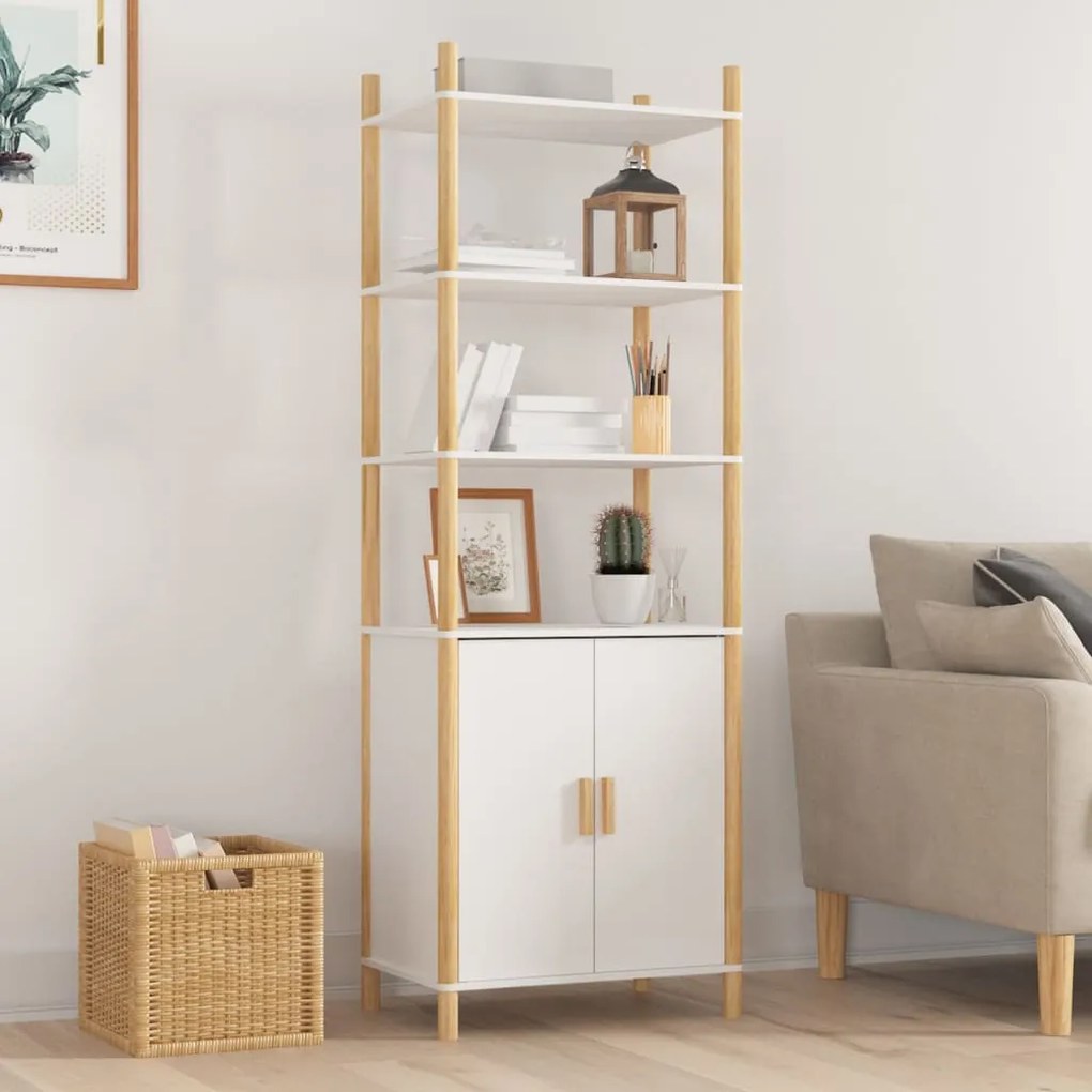 vidaXL Armário alto 60x40x173 cm derivados de madeira branco