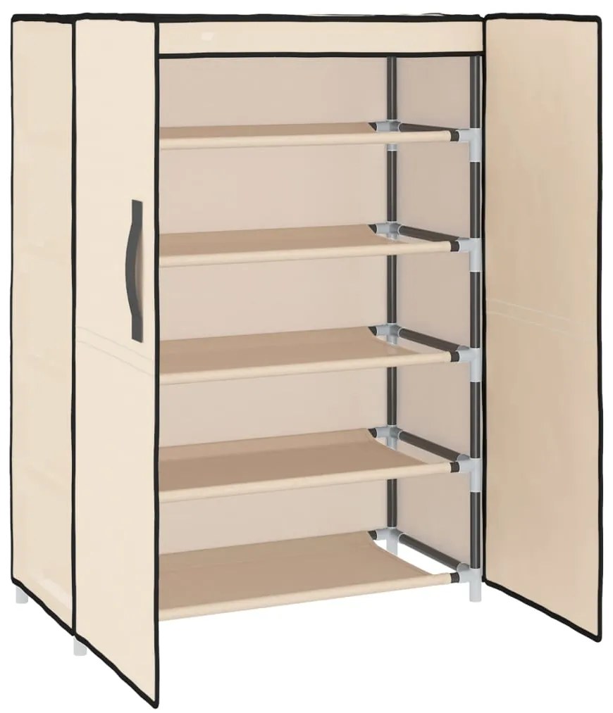 Sapateira 60x28x90 cm tecido Creme