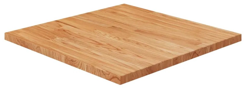 vidaXL Tampo mesa quadrado 60x60x2,5cm carvalho tratado castanho-claro