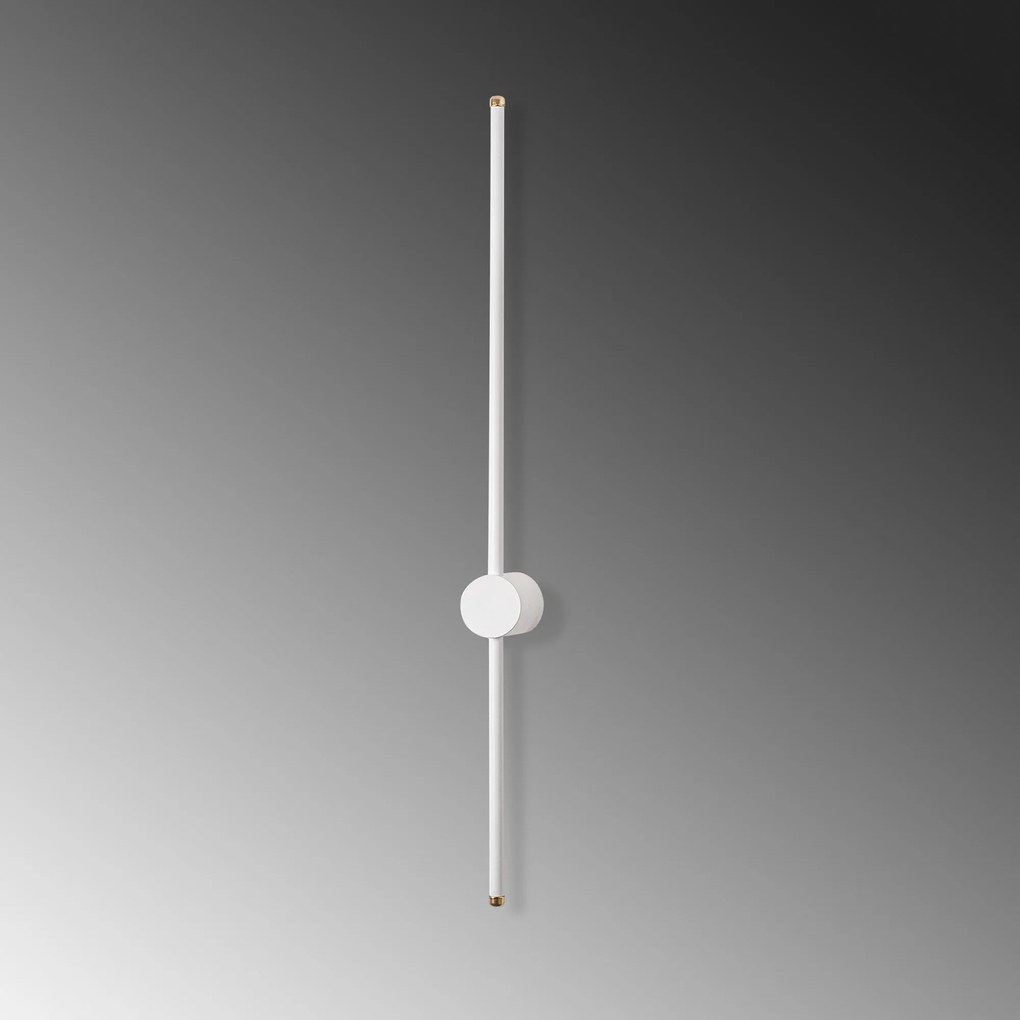 Candeeiro de Parede Sword - Branco - 91x10x7 cm