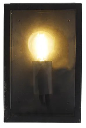 LED Candeeiro de parede exterior inteligente preto 25,5 cm com WiFi A60 IP44 - Rotterdam Moderno,Rústico