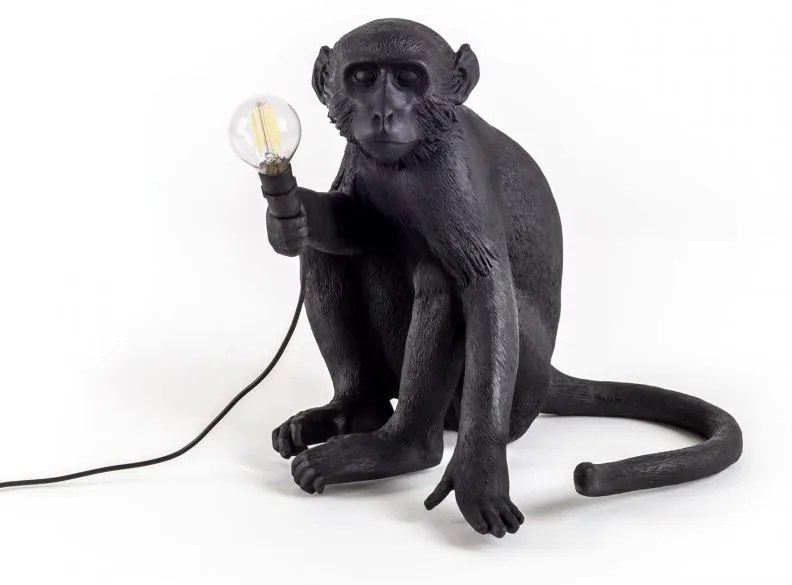 The Monkey Lamp Black - Versão sentado OUTDOOR