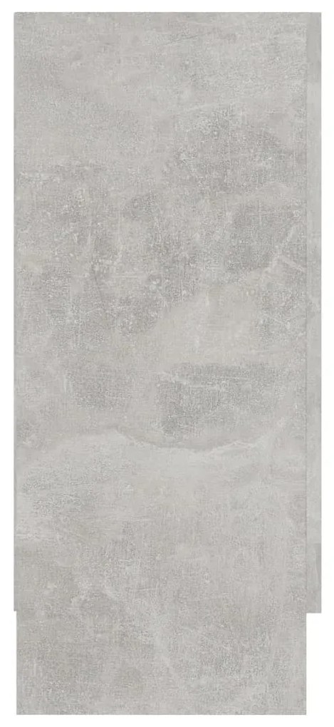 Aparador 120x30,5x70 cm derivados de madeira cinzento cimento