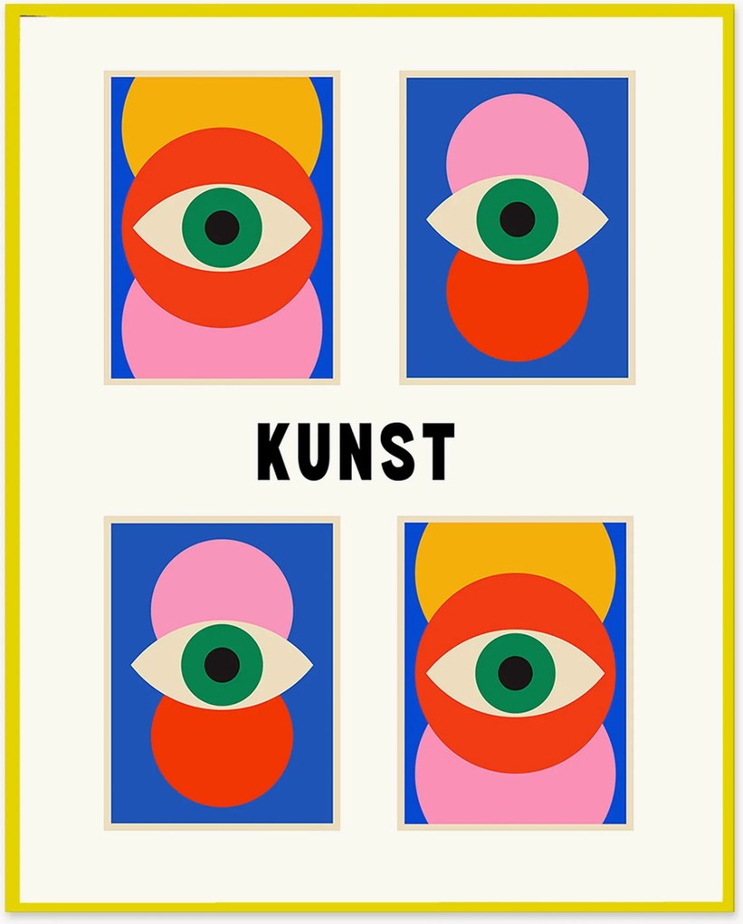 Impressão digital emoldurada Kunst