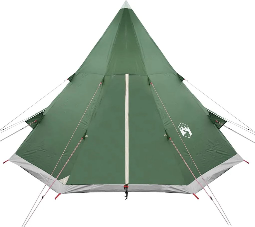 Tenda de campismo tipi para 4 pessoas impermeável verde
