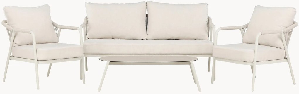 Conjunto lounge para jardim Sicily, conjunto de 4
