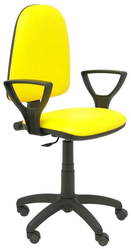 Cadeira de Escritório Ayna Similpiel P&amp;C 26BGOLF Amarelo