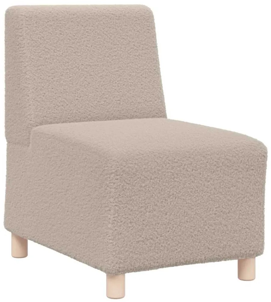 Sofá Chiar 3 pcs Cinzento-claro 55 x 74 x 82 cm