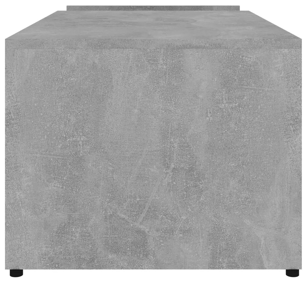 Mesa de centro 90x45x35 cm derivados madeira cinzento cimento