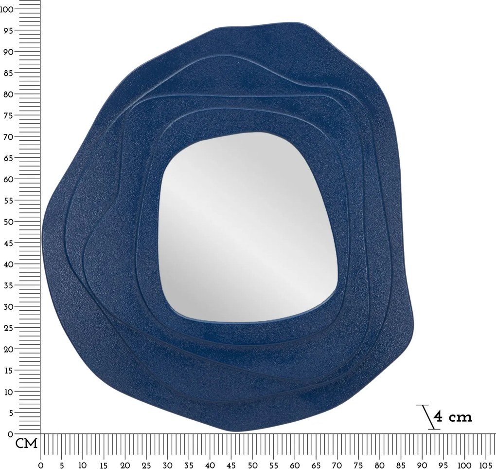ESPELHO DE PAREDE DALIA 90X4X97 CM AZUL
